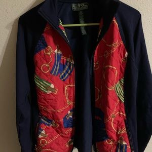 Ralph Lauren active jacket vintage navy blue